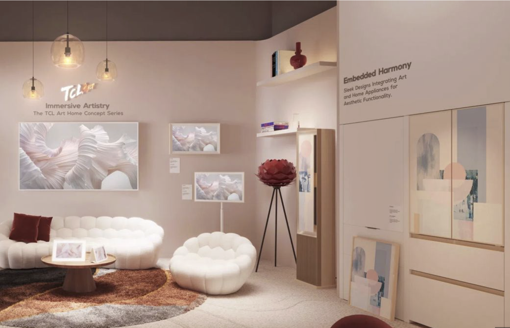 TCL Art Home Concept TVs.