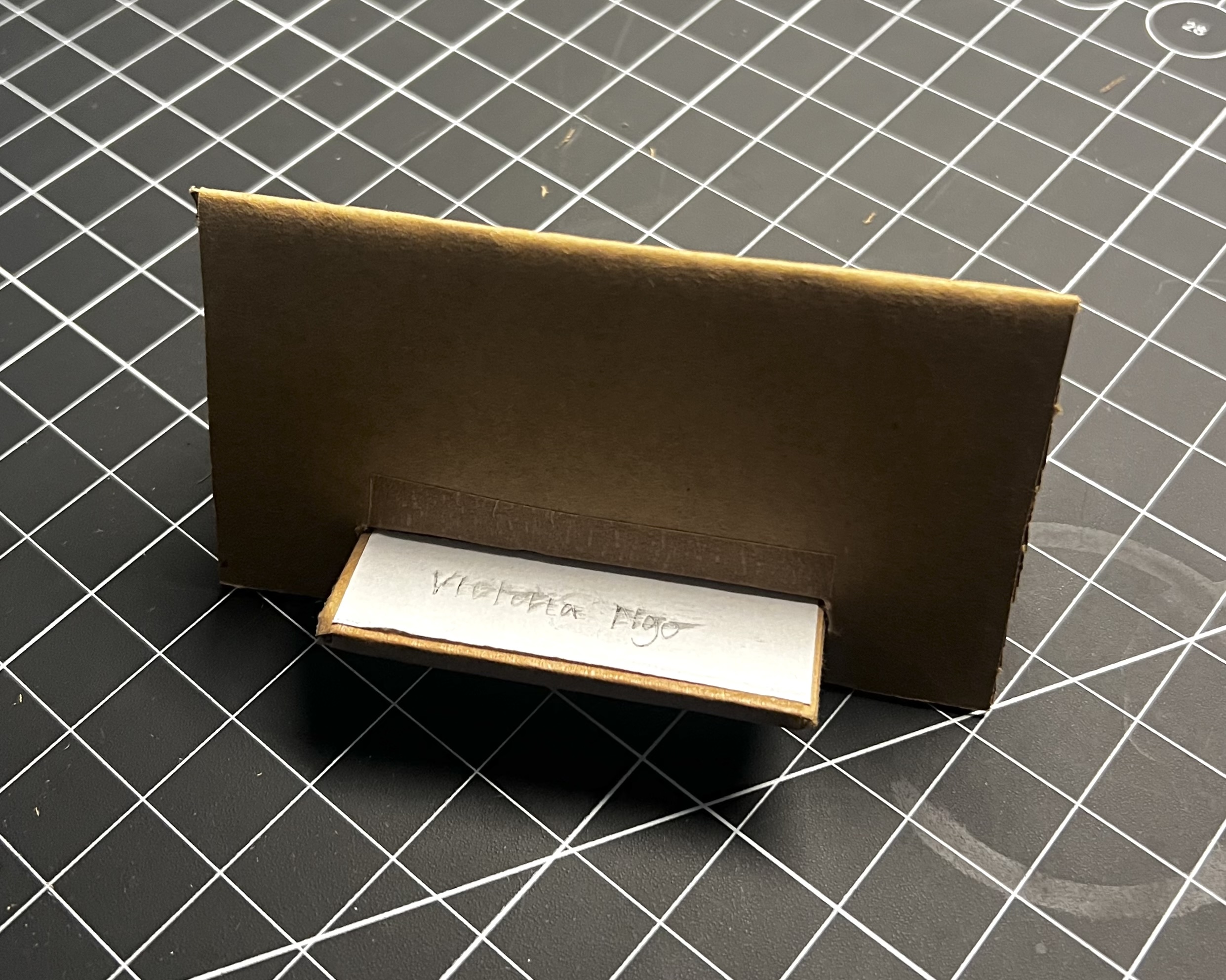 Finished phone stand prototype